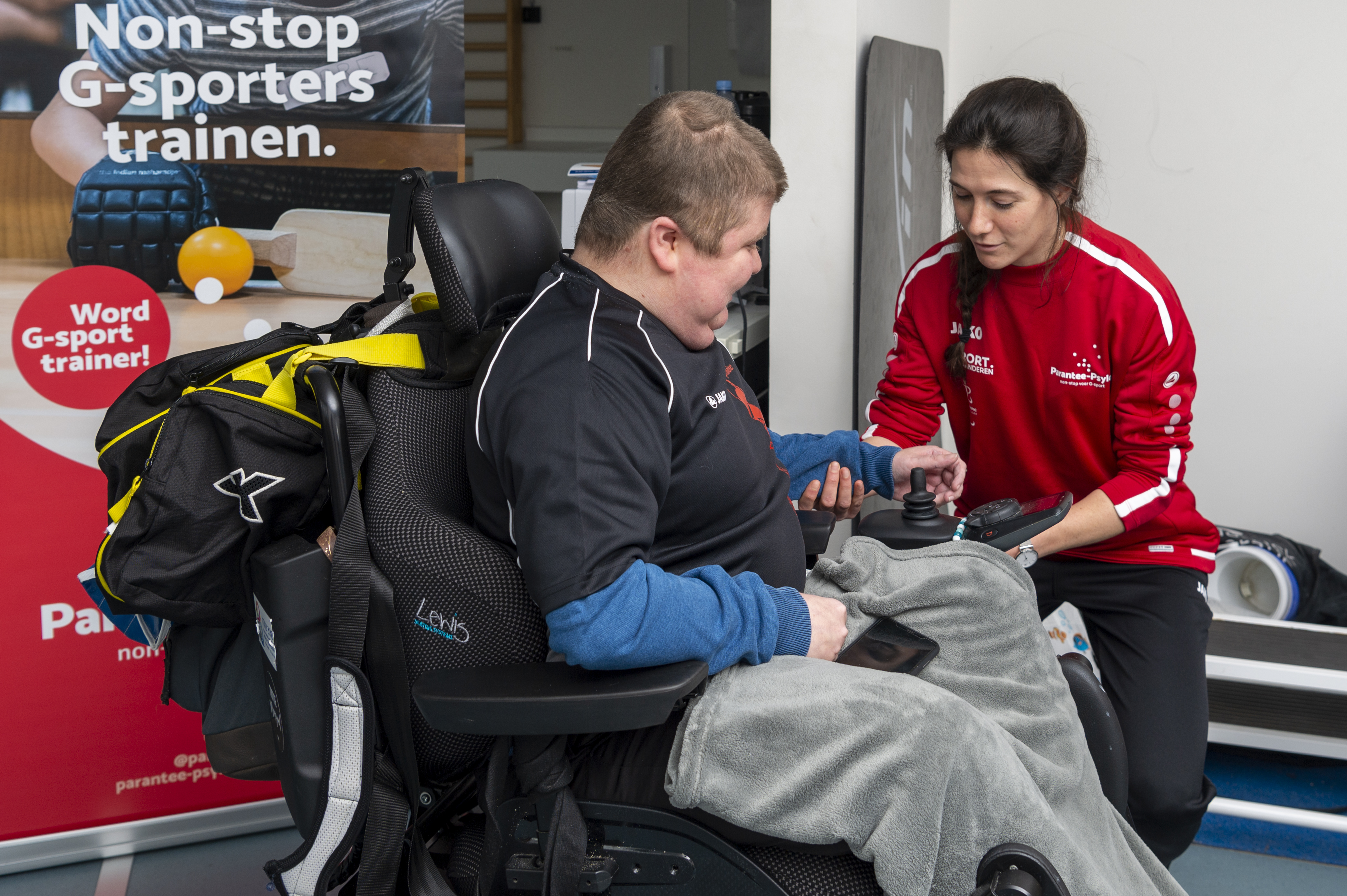 Bocciaspeler bij classificeerder